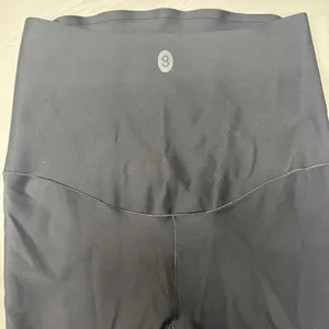 Glow Maternity Cooling Leggings Womens Small Black Full Length Pregnancy EUC thumbnail 6
