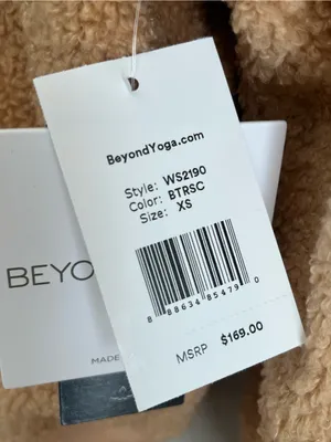 Beyond YogaBrave The Elements Sherpa Bomber jacket NEW XS thumbnail 9