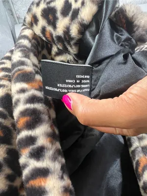 Altar’d State Leopard Print Faux Fur Coat Size Small Mob Wife thumbnail 9