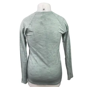 Lululemon Green Long Sleeves Crewneck Athletic Activewear Tee T-shirt Top Sz 12 thumbnail 3