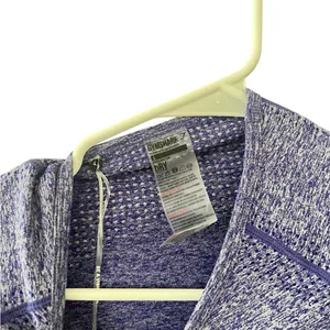 Gymshark NEW Vital Seamless Long Sleeve Crop in Indigo Marl thumbnail 4