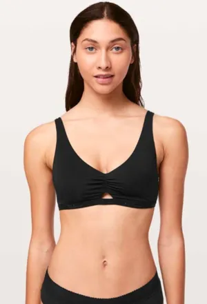 Lululemon Athletica Black Simply Gathered Bralette thumbnail 1
