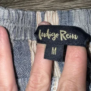 Indigo Rein Striped Short Color Blue Size Medium thumbnail 4