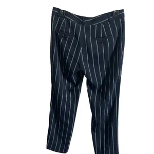 Banana Republic Women’s Striped Navy Trousers Size 2 Made In‎ Jordan thumbnail 4
