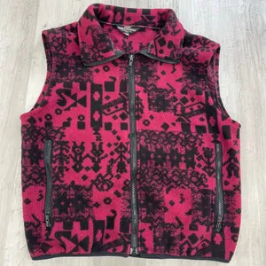 Ragged Mountain Vintage Sleeveless Zip Up Pockets Soft Warm Fleece Vest thumbnail 1