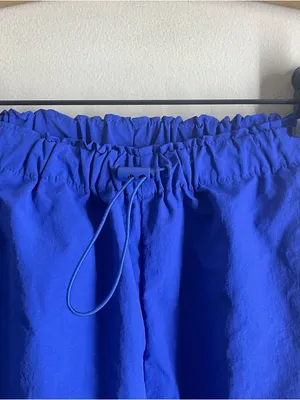 Love Tree Nylon Cargo Pants size S Blue Purple Parachute Jogger Lightweight thumbnail 3