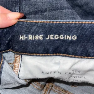 American Eagle 360 Next Level Stretch Distressed Hi Rise Jeggings thumbnail 6