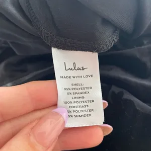 Lulus Love About It Velvet Strapless Jumpsuit Size Large‎ Black thumbnail 5