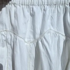 White Cotton & Lace Mini Skirt Medium thumbnail 4