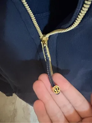 Lululemon Scuba Full-Zip Hoodie in True Navy/Gold thumbnail 6