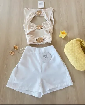 Princess Polly white shorts  thumbnail 2