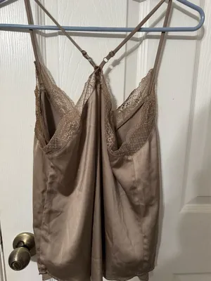 Satin top Tan Size M thumbnail 5