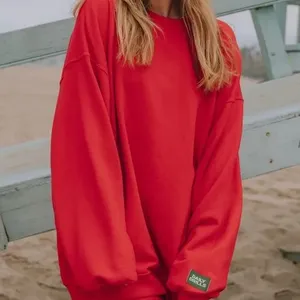 Red Daily Drills Crewneck Oversized thumbnail 4