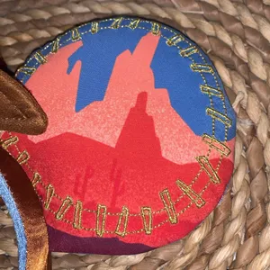Disney Parks NWT Big Thunder Mountain Railroad Mickey Ears 50 anniversary thumbnail 4