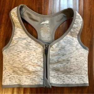 Women's Medium Support Seamless Zip-Front Sports Bra thumbnail 1