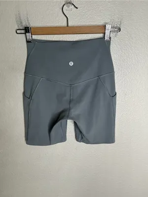 Lululemon Align High Rise Short with Pockets grey 4 thumbnail 11