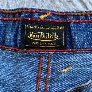 Y2K Von Dutch Flare Boot Cut Low Rise Jeans thumbnail 4