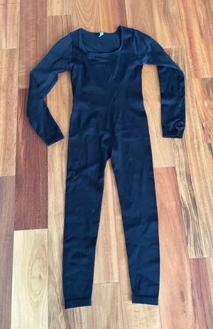 Black ribbed bodysuit Size L thumbnail 1