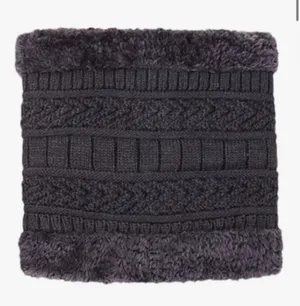 NEW Winter Thick Knitted Fleece lined Neck Gaiter Scarf thumbnail 1