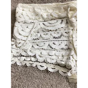 New. Pilyq ivory lace coverup shorts. Retails $144. XS/S thumbnail 6