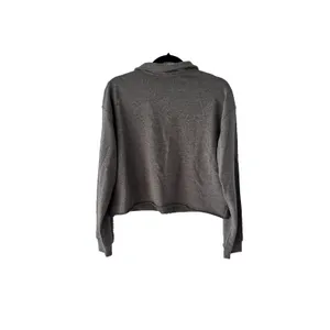 Wild Fable Heather Grey Cropped Polo Sweatshirt Womens‎ Medium NWT 331115874 thumbnail 9