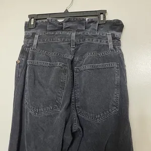 AGOLDE lettuce waist High waist black wash 90's denim jeans size US 29 thumbnail 5