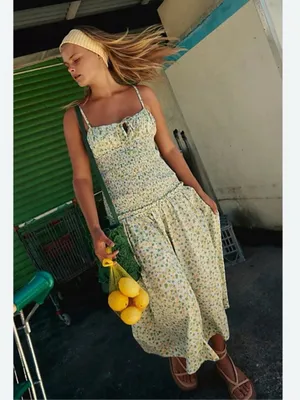 Free People Lavender Daze Days Midi Smocked Dress thumbnail 11