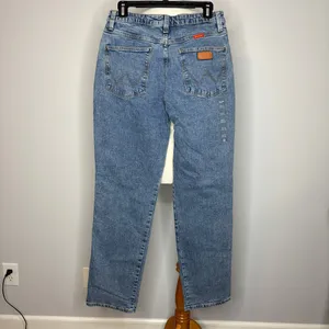 Wrangler - Blue Straight Leg Jeans thumbnail 3