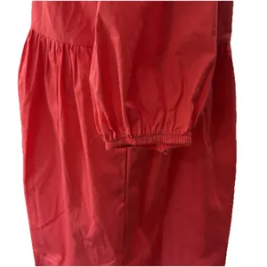 Band Of The Free Scarlet Red Bow Mini Dress Tie Front Boho Coquette Medium thumbnail 7