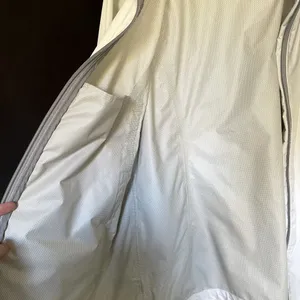 Gerry women's size medium‎ silver gray rain jacket hooded top full zip pockets thumbnail 6
