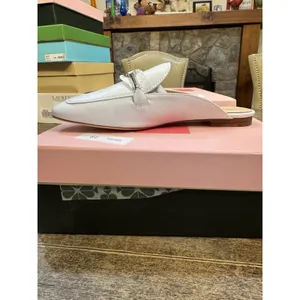 KATE SPADE NEW YORK $399 Women's White‎ Leather Laura Mule Size 9.5 thumbnail 5