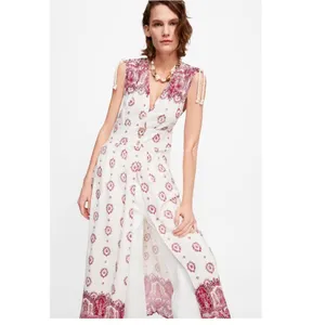 NWT ZARA Printed Embroidered Tunic Dress Bloggers Fav thumbnail 2