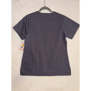 Carhartt Workflex Womens Scrub Top Pewter Gray C11202A V-Neck Medical Medium NWT thumbnail 8