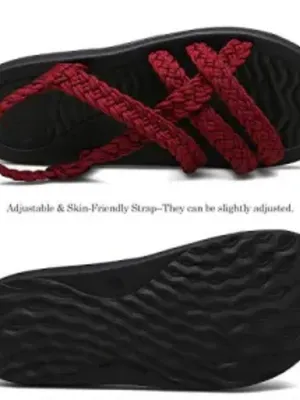 Woman’s Comfortable Walking Sandals Arch Support Athletic Hiking Water US 10.5 thumbnail 4