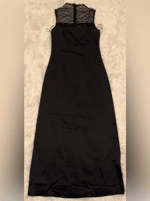 NEW ELLIATT Margot Beaded Black Sleeveless Gown Sz XS thumbnail 5