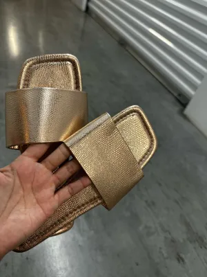 Rosegold sandals Gold Size 7.5 thumbnail 4