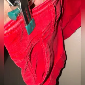 Abercrombie red shorts size 00 thumbnail 4