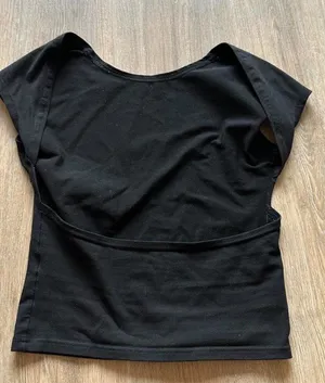 Black ForeFair backless top in a S #backless thumbnail 1
