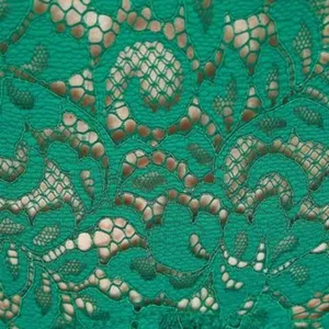 ZARA Lace Dress Sz XS Flower Patterns Green with matching slip thumbnail 8