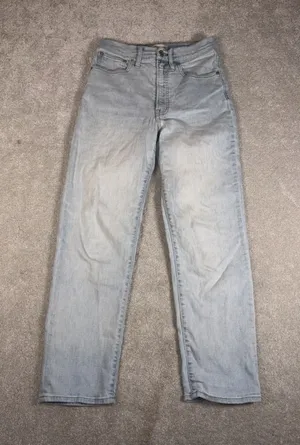 madewell the perfect vintage straight jean 27‎ light wash thumbnail 1