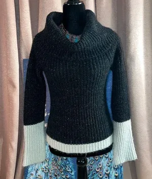 Press Size M Cowlneck Sweater thumbnail 1