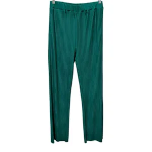 Draper’s and Damon’s Green Pleated Flared Pants S High-Waisted thumbnail 2