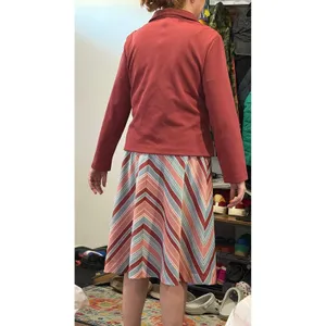 Vintage‎ 70s JCPenney Fashions Dress & Jacket Set Mod Stripe Retro thumbnail 14
