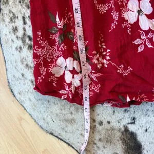 REFORMATION Red‎ Floral Mabille Midi Dress Size 2 thumbnail 10