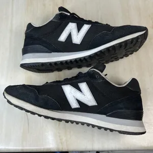 New Balance 515 Womens Sneakers Black White Suede Mesh Low Top WL515BLK 8.5 thumbnail 7