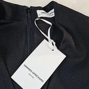 Amanda Uprichard -731 NWT‎ Women's Black Joaquin Night Out Zipper Dress Size S thumbnail 6