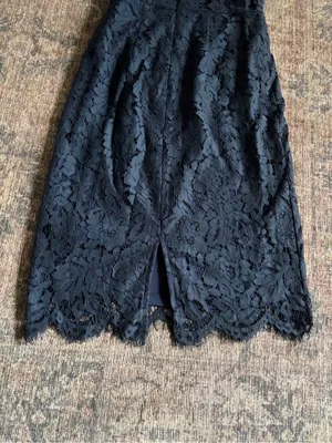 ASTR the Label Navy Lace Dress Size XS thumbnail 12