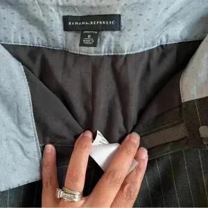 Banana Republic Women’s Gray Wool Lined‎ Stretch Pinstripe Dress Trouser Pants 6 thumbnail 9
