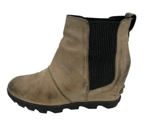 Sorel Joan of Arctic II Leather Wedge Chelsea Boots Waterproof Size 7 thumbnail 1