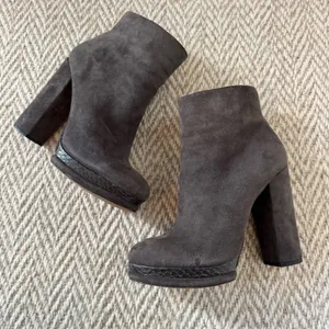 Dolce Vita Vergo Platform High Heel Booties, Galaxy Grey Suede thumbnail 3